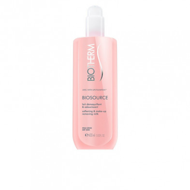 Biotherm Biosource Leche Desmaquillante y Suavizante para Pieles Secas 400 ml