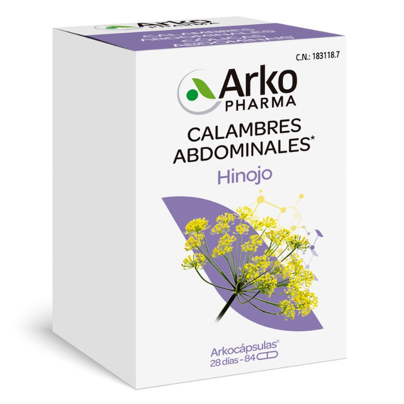 Hinojo 84 Arkocápsulas 390mg Arkopharma