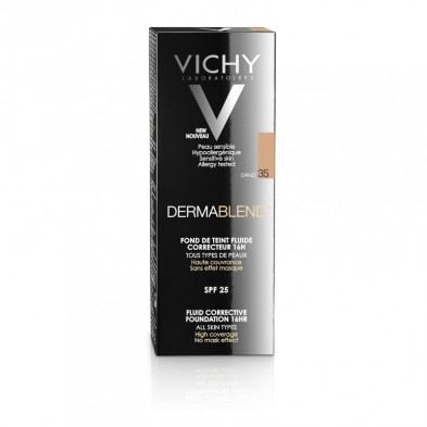 Vichy Dermablend Fondo de Maquillaje Fluido Corrector 16 horas 35 Sand