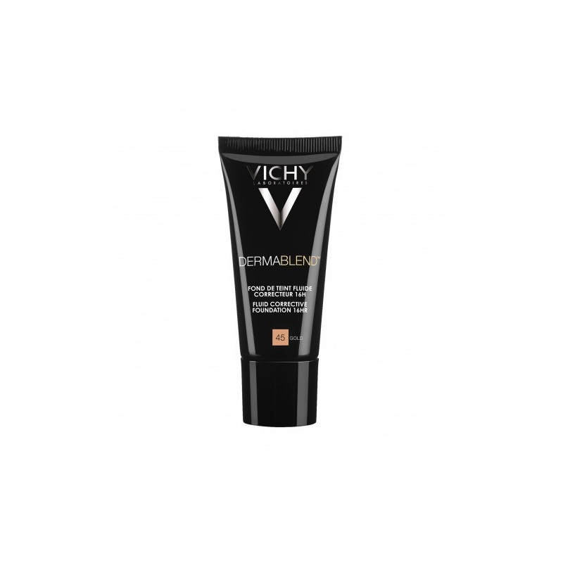 Vichy Dermablend Fondo de Maquillaje Fluido Corrector 16 horas 45 Gold