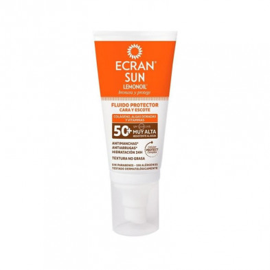 Sun Lemonoil Fluido Protector para Cara y Escote Spf50 50 ml Ecran