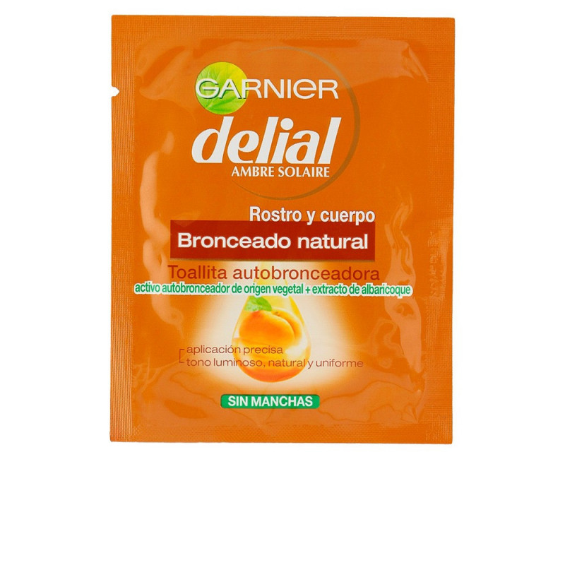 Garnier Bronceado Natural Toallitas Autobronceadoras Cara + Cuerpo Delial