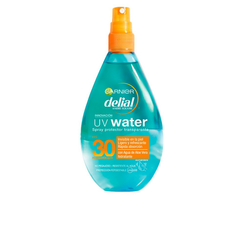 Delial UV Water Spray Protector Transparente Spf30 150 ml Garnier