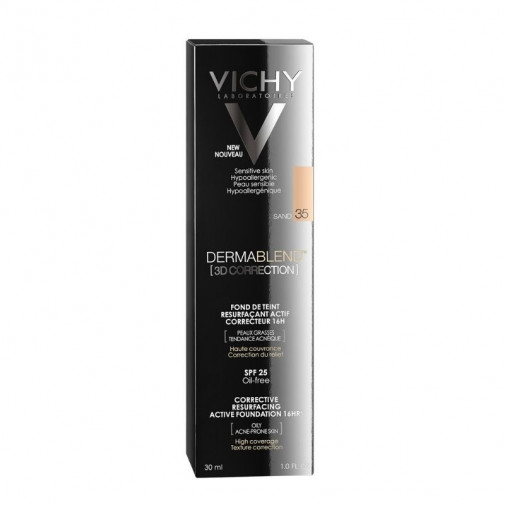 Vichy Dermablend Fondo De Maquillaje Corrección 3d Color 35