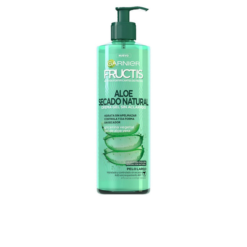 Fructis Aloe Secado Natural Crema Capilar Anti-encrespamiento 400 ml Garnier