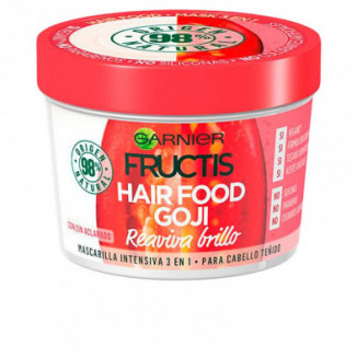 Fructis Hair Food Goji Reaviva Brillo Mascarilla Capilar Intensiva 3 en 1 390 ml Garnier