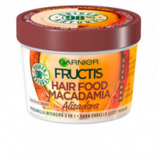 Fructis Hair Food Macadamia Mascarilla Alisadora  para Cabello Seco y Rebelde 390 ml Garnier