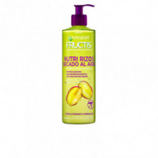 Fructis Nutri Rizos Secado Al Aire Crema Capilar Sin Aclarado 400 ml Garnier