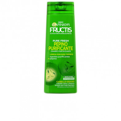 Fructis Pure Fresh Pepino Purificante Champú Fortificante 360 ml Garnier