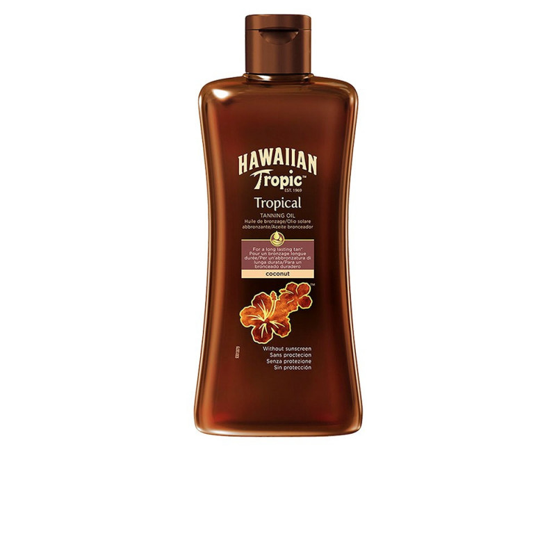 Coconut Tropical Tanning Oil Spf0 200 ml Hawaiian Tropic