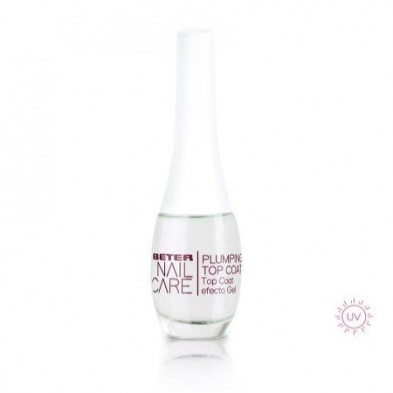 Beter Nail Care Plumping Top Coat Uñas Efecto Gel Beter