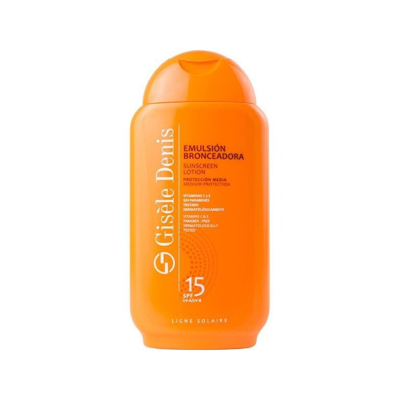 Ligne Solaire Emulsión Bronceadora SPF15 200 ml Gisele Denis