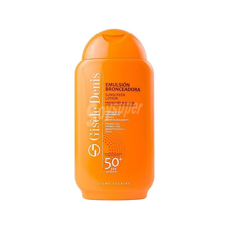 Ligne Solaire Emulsión Bronceadora SPF50 200 ml Gisele Denis