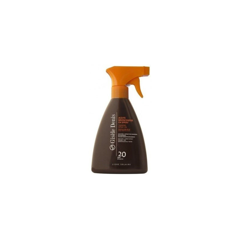 Ligne Solaire Aceite Bronceador En Spray SPF20 300 ml Gisele Denis