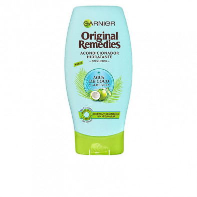 Original Remedies Agua Coco y Aloe Vera Acondicionador Hidratante 250 ml Garnier