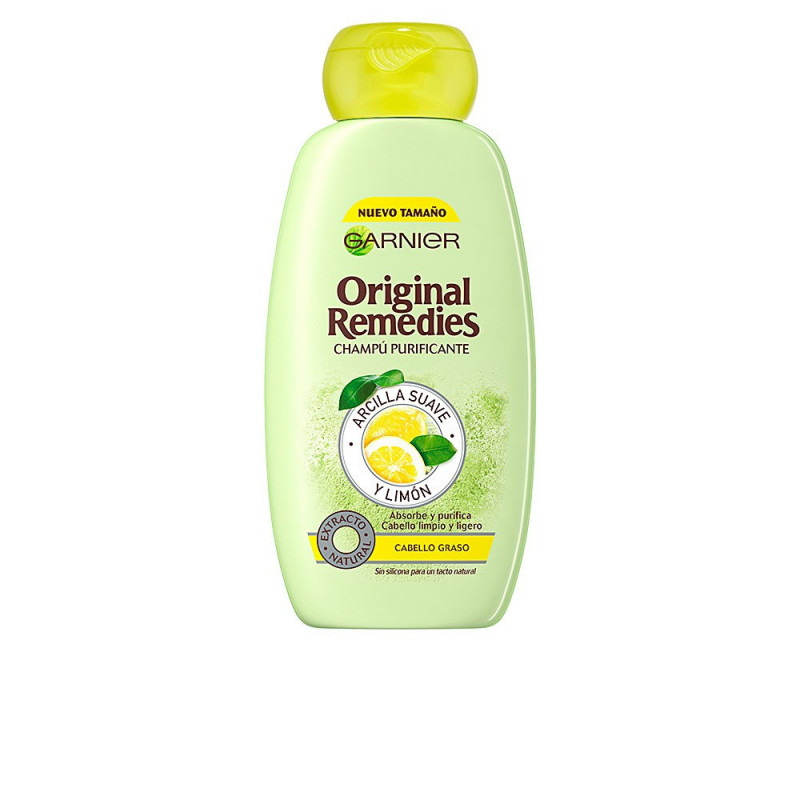 Original Remedies Arcilla Suave y Limón Champú Purificante 300 ml Garnier