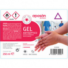 Gel Hidroalcohólico Virucida 250 ml Aposan