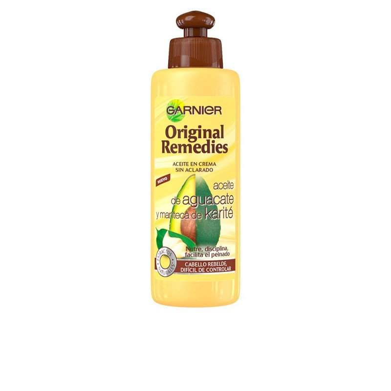 Original Remedies Aceite de Aguacate y Manteca de Karite Serúm en Crema 200 ml Garnier