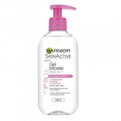 SkinActive Todo en 1 Gel Micelar Facial 200 ml Garnier