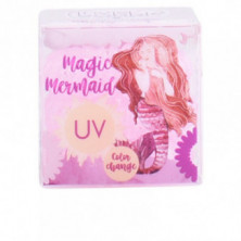 Pack Magic Mermaid UV Anillos de Cabello -Color Change Coral 3 Unidades Invisibobble