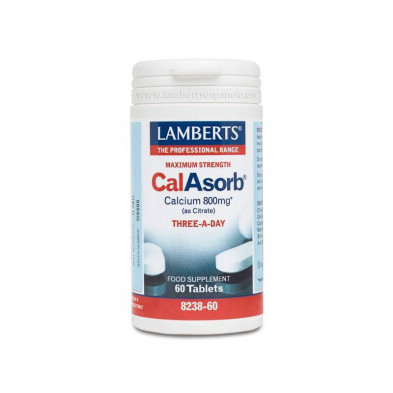 Calasorb Citrato de Calcio 800 mg 60 Comprimidos Lamberts