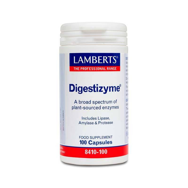 Digestizyme (Complejo de Enzimas) 100 Cápsulas Lamberts