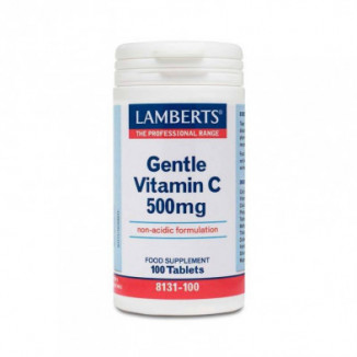 Gentle Vitamina C 500 mg (no ácida) 100 Comprimidos Lamberts