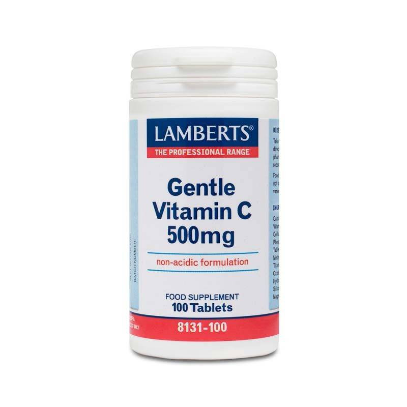 Gentle Vitamina C 500 mg (no ácida) 100 Comprimidos Lamberts