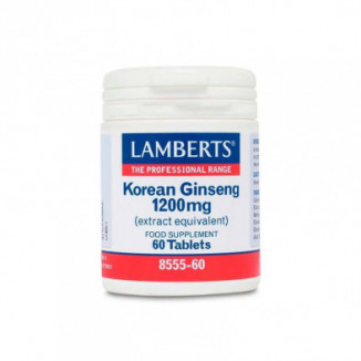 Ginseng Coreano 1200 mg 60 Cápsulas Lamberts