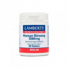 Ginseng Coreano 1200 mg 60 Cápsulas Lamberts