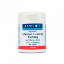 Ginseng Siberiano 1500 mg 60 Comprimidos Lamberts