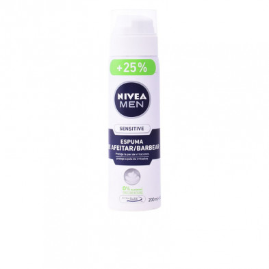 Nivea Men Espuma de Afeitar Sensitive 0% Anti-irritación 250 ml