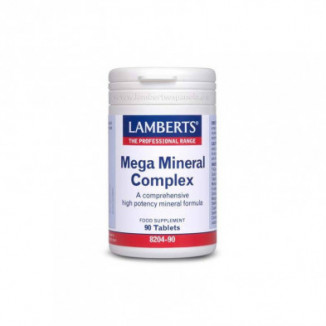 Mega Mineral Complex Aminoquelado 90 Comprimidos Lamberts