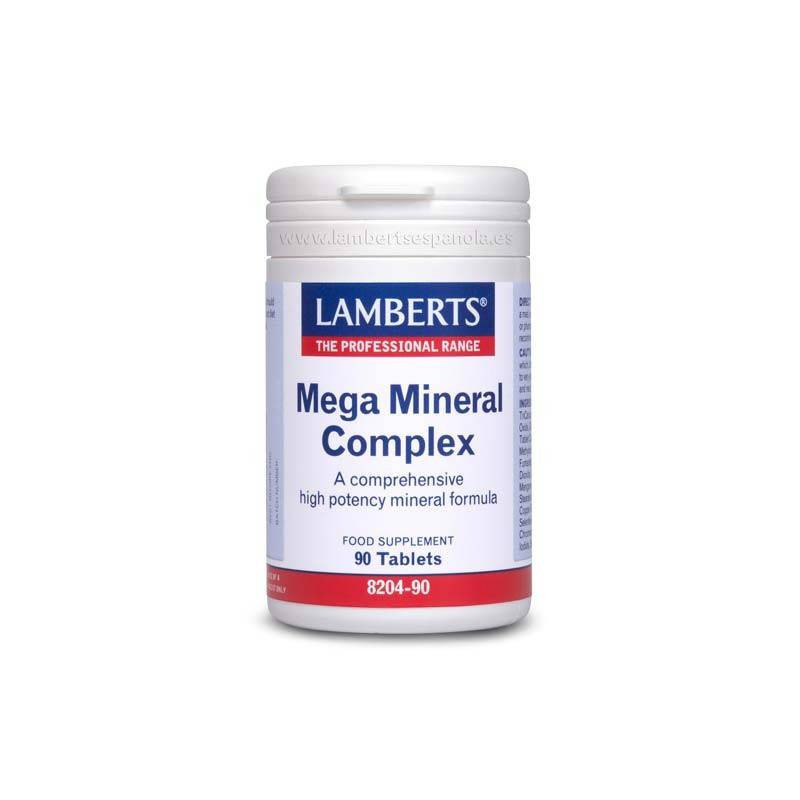 Mega Mineral Complex Aminoquelado 90 Comprimidos Lamberts