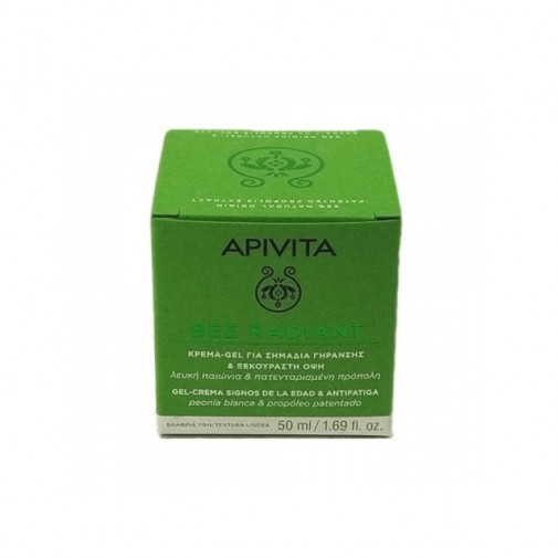 Apivita Bee Radiant Gel Crema Signos De La Edad & Antifatiga Textura Ligera 50Ml