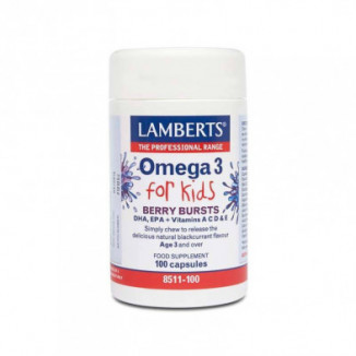 Omega 3 For Kids 100 Cápsulas Lamberts