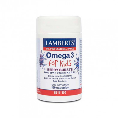 Omega 3 For Kids 100 Cápsulas Lamberts