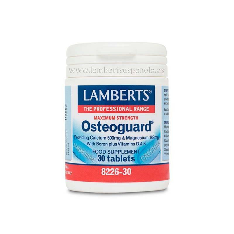 Osteoguard (calcio + magnesio + boro) 30 Comprimidos Lamberts