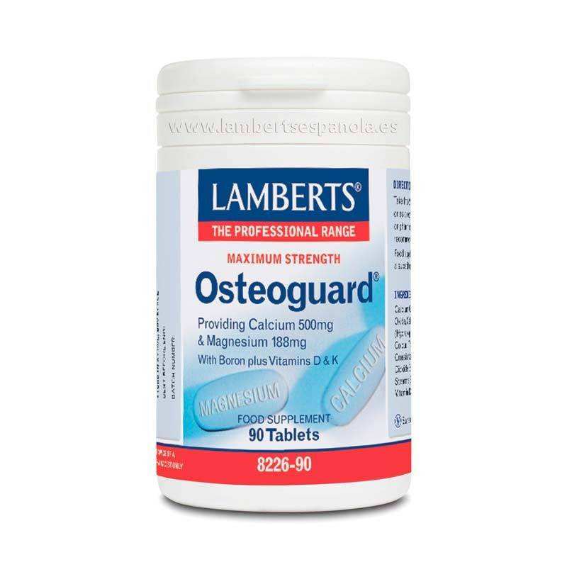 Osteoguard (calcio + magnesio + boro) 90 Comprimidos Lamberts