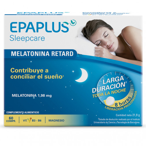 Melatonina Retard Sin Triptofano 60 Com