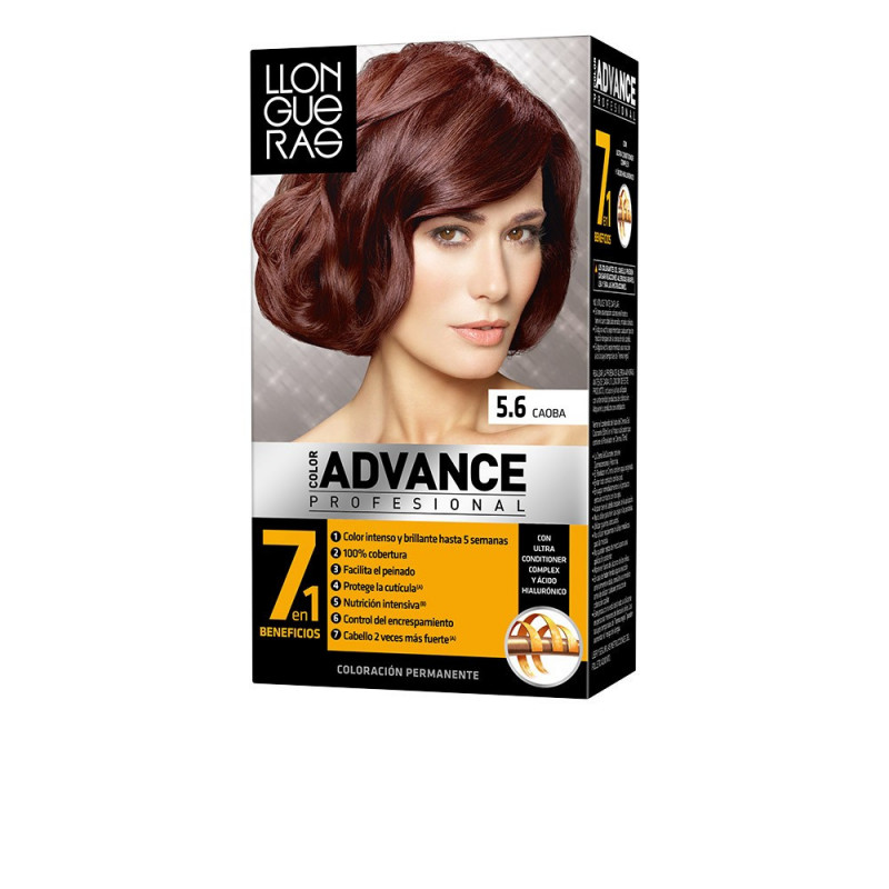 Color Advance Tinte para Cabello Color 5,6 Caoba 230 ml Llongueras