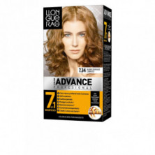 Color Advance Tinte para el cabello Color 7,34 Rubio Dorado Cobrizo 230 ml Llongueras