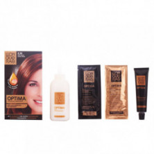 Optima Tinte Permanente para Cabello Color 6,34 Rubio Oscuro Dorado Cobrizo 200 g Llongueras