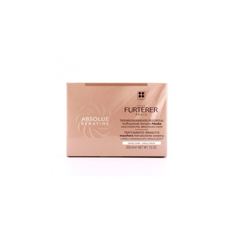 Rene Furterer Absolue Kératine Mascarilla Reparadora Cabello Grueso 200ml