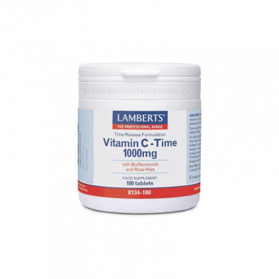 Vitamina C Time 1000mg de Liberación Sostenida 180 Comprimidos Lamberts