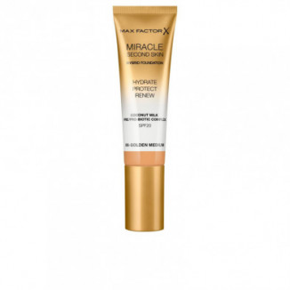 Miracle Touch Second Skin Foundation -6 Golden Medium Spf30  30 ml Max Factor