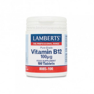 Vitamina B12 100 mcg 100 Comprimidos Lamberts