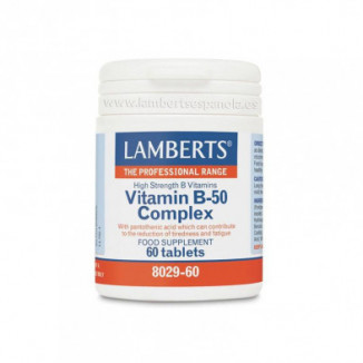 Vitamina B-50 Complex 60 Comprimidos Lamberts