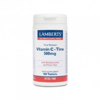 Vitamina C Time 500 mg de Liberación Sostenida 100 Comprimidos Lamberts