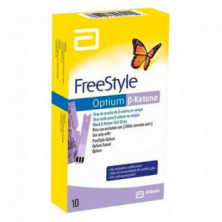 Freestyle Optium B-ketone Tiras 10 Unidades Abbott